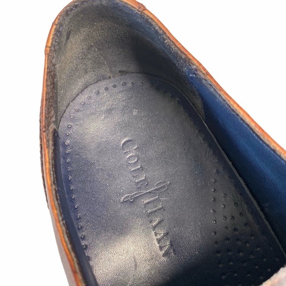 Cole Haan ✈︎ Madison Leather Wingtip Oxford Brogue Dress Shoe ✈︎ Mahogany Brown - Picture 12 of 16